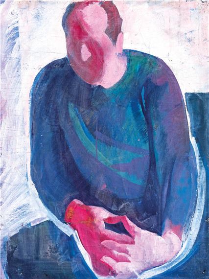 Portrait of master sculptor Sándor Nagy by Hungarian School, 20th Century