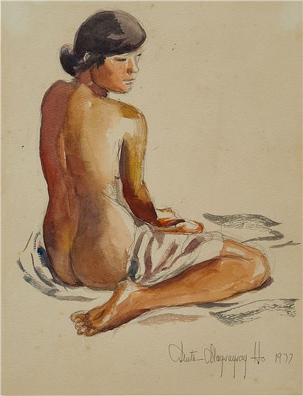 Nude w by Anita Magsaysay-Ho, dated 1977
