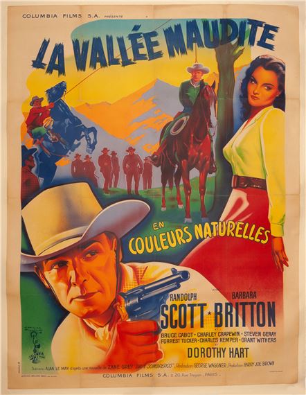 LA VALLÉE MAUDITE / GUNFIGHTERS by Jacques Bonneaud, 1947