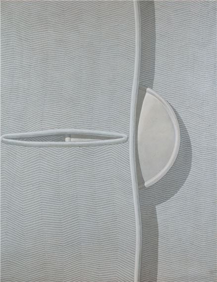 UNBUTTONED BUTTON by Domenico Gnoli, 1969