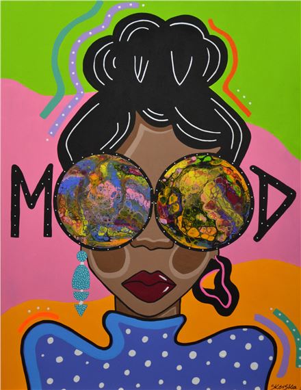 Woman with glasses no. 3 by Karolina Skórska, 2021