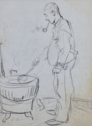 La cuisine du soldat by Léon Lehmann