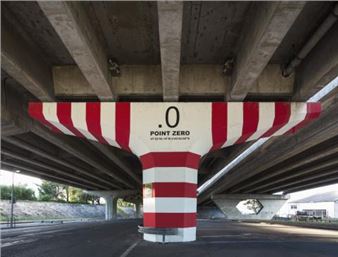 Agence nationale de psychanalyse urbaine et Pôle des arts urbains, Point zéro - Luc Boegly