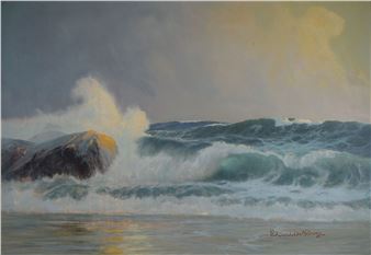 surf at dusk - Karl Rowedder - Ruge