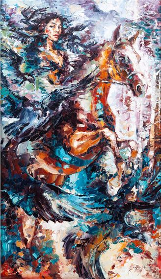 Raven's fortress by Krystyna Róż-Pasek, 2021