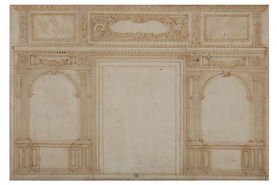 Design for a screen by Italian School, 16th Century, 16TH CENTURY