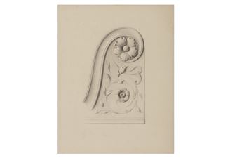 Study of a decorative detail - François Gédéon Reverdin