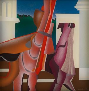 Zenturio Marcus und Jeschnahan-Nasri by Alexej Iljitsch Baschlakow, 1973