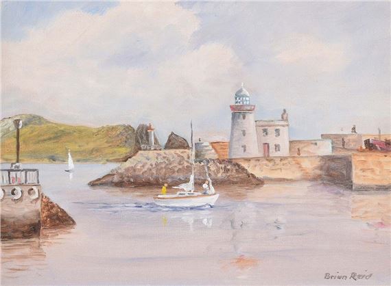 SAILING INTO HOWTH HARBOUR - Brian Reid