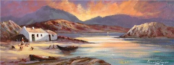 Fisherman's Cottage, Co. Kerry by William Cunningham