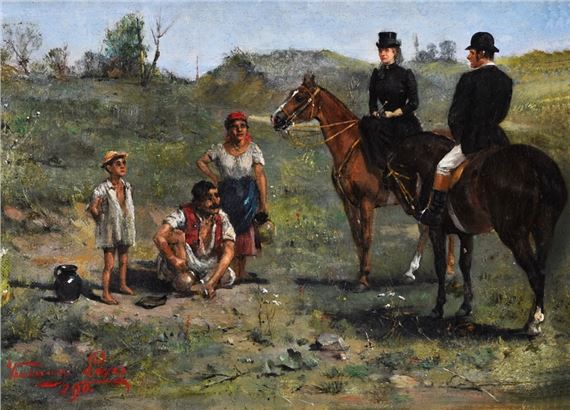 Kilovaglás by Lajos Kubanyi, 1890