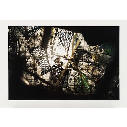 Artwork by Philippe Allard, SPACEBALL, Made of Digital photograph from an installation on paper