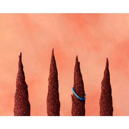 Artwork by Amélie Jodoin, À LA CIME, Made of Acrylic on paper