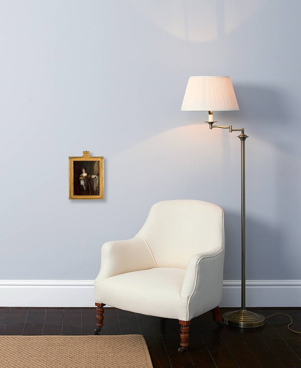 Artwork by William Bate, SAINT CECELIA, 1816, Made of enamel on ivory