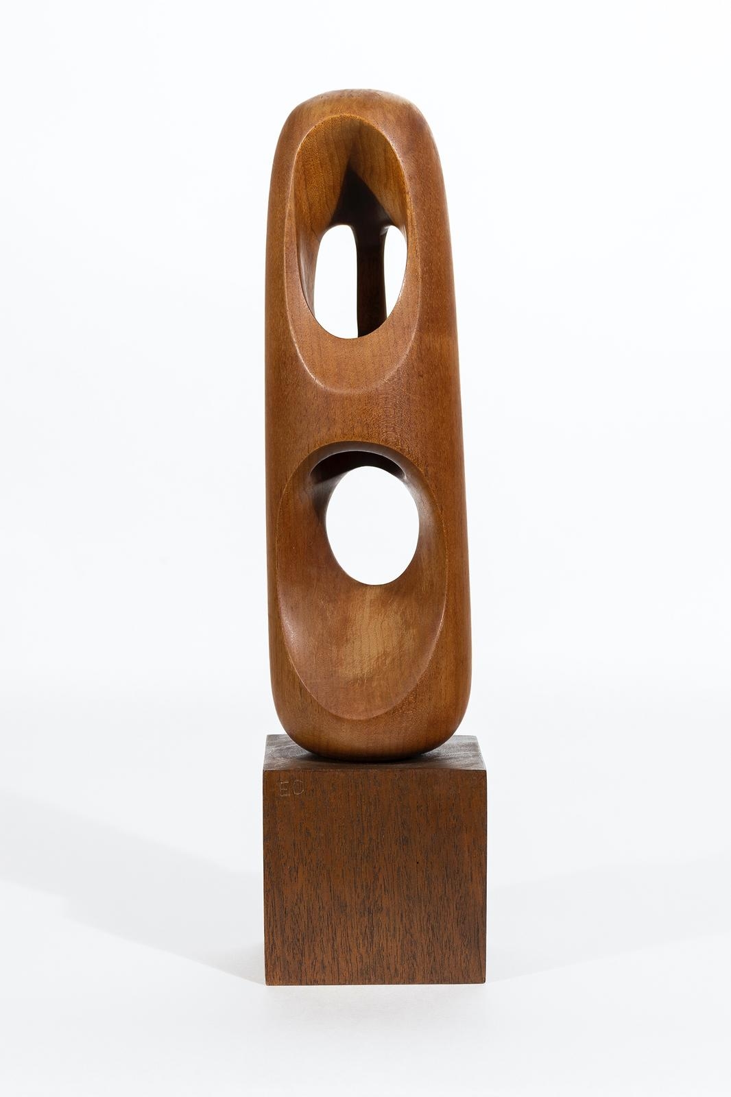 Artwork by Elizabeth Catlett, Mask, Made of carved mahogany