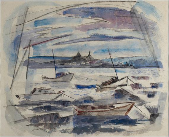 Delaware River by Edward L. Loper, c. 1960s