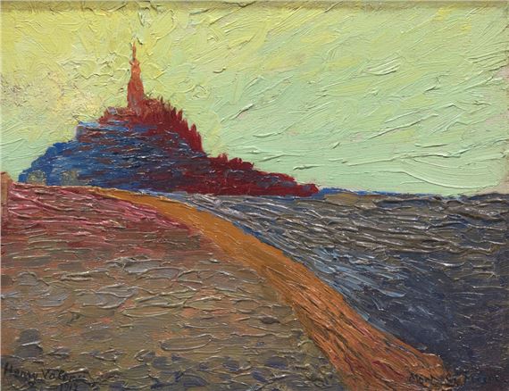 Mont Saint-Michel by Henry Valensi, 1917