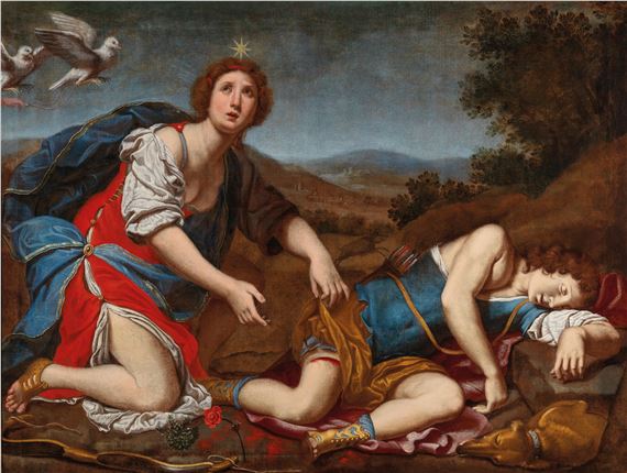 The Death of Adonis by Lorenzo Lippi