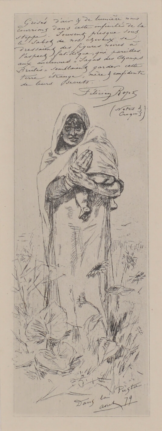10 gravures by Félicien Rops