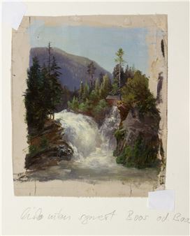 Wasserfall in den Bergen - Anna Plommer