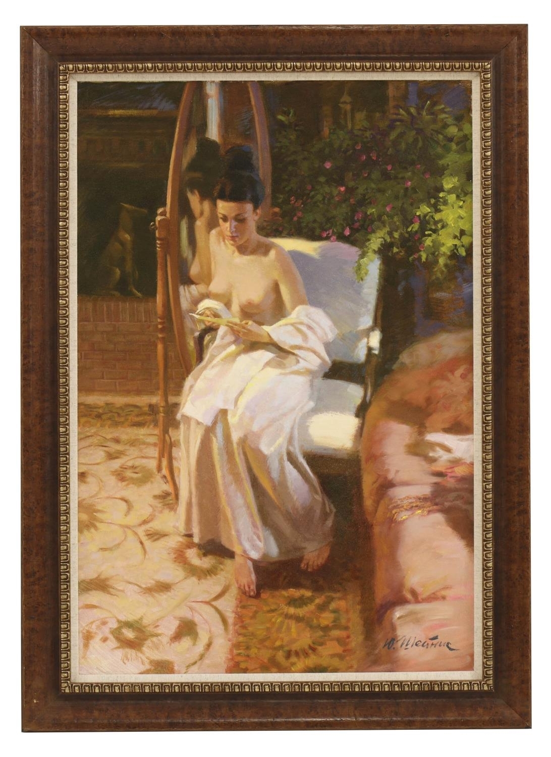 Artwork by Yuli Sheinis, The Unexpected Letter, Made of oil on canvas