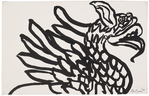 Dragon by Grace Hartigan, Executed in 2006