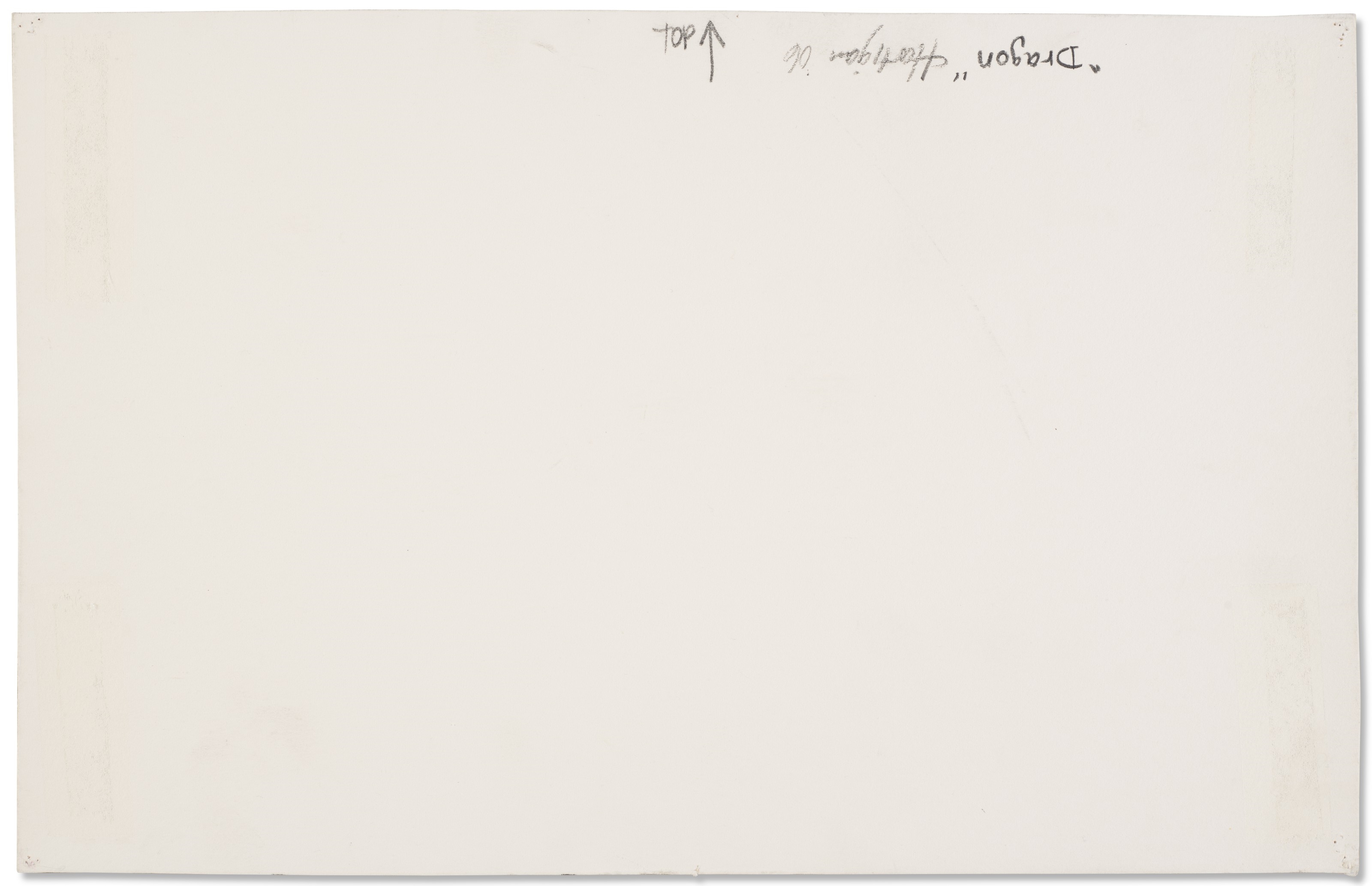 Artwork by Grace Hartigan, Dragon, Made of ink on paper