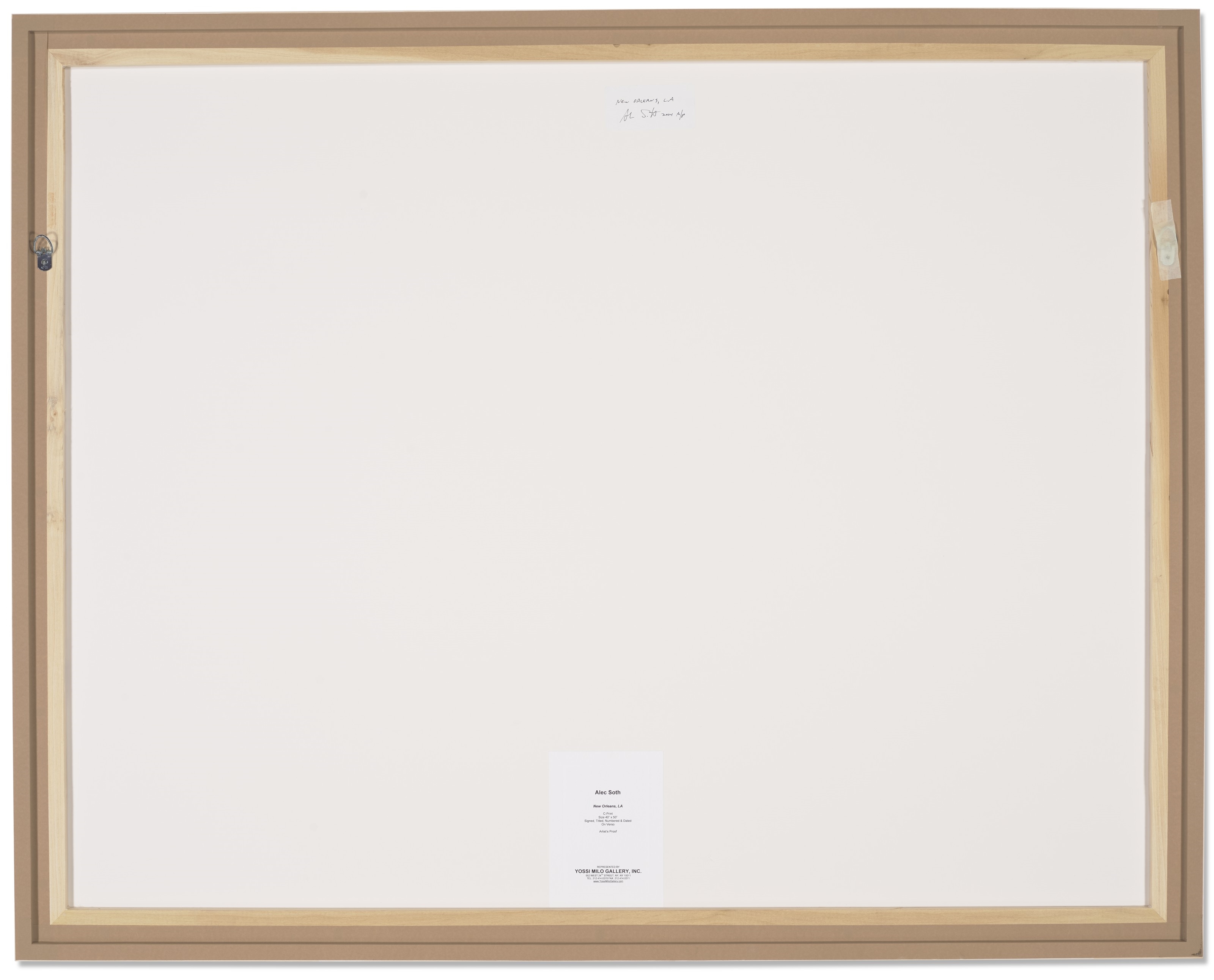 Artwork by Alec Soth, New Orleans, Louisiana, Made of chromogenic print