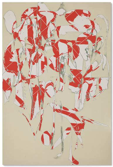 Two Grids, Four Colors by Zak Prekop, Painted in 2015
