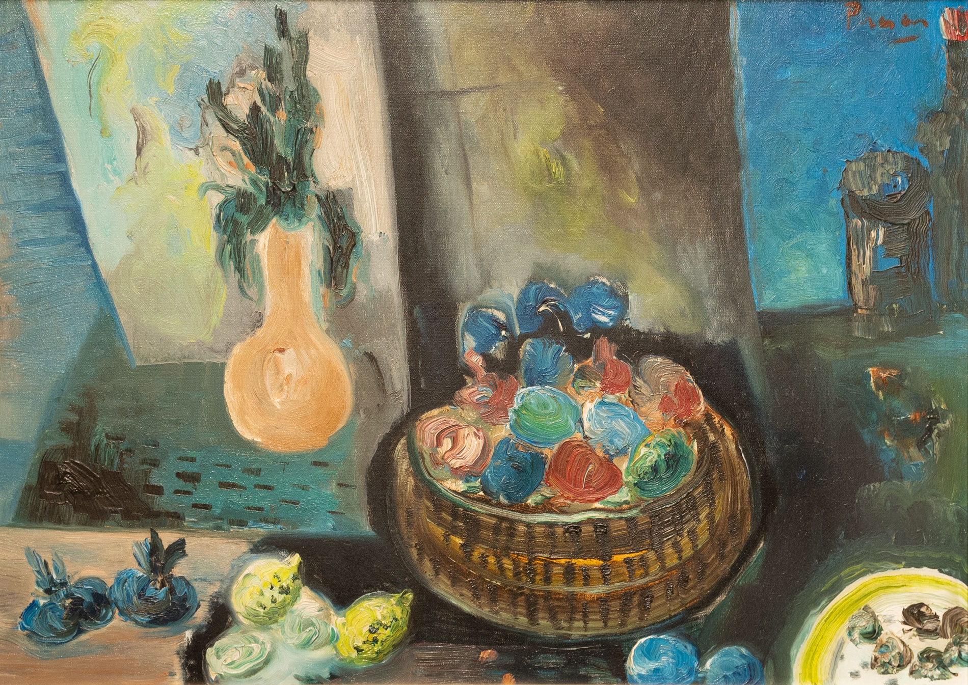 Artwork by Leopoldo Presas, Naturaleza muerta, Made of oil on canvas