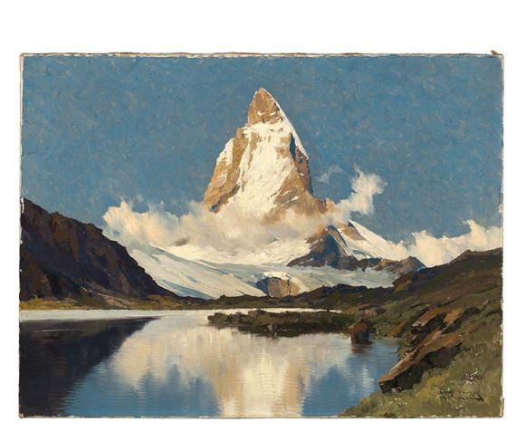 Hans Maurus | “Matterhorn Und Riffelsee” | Mutualart