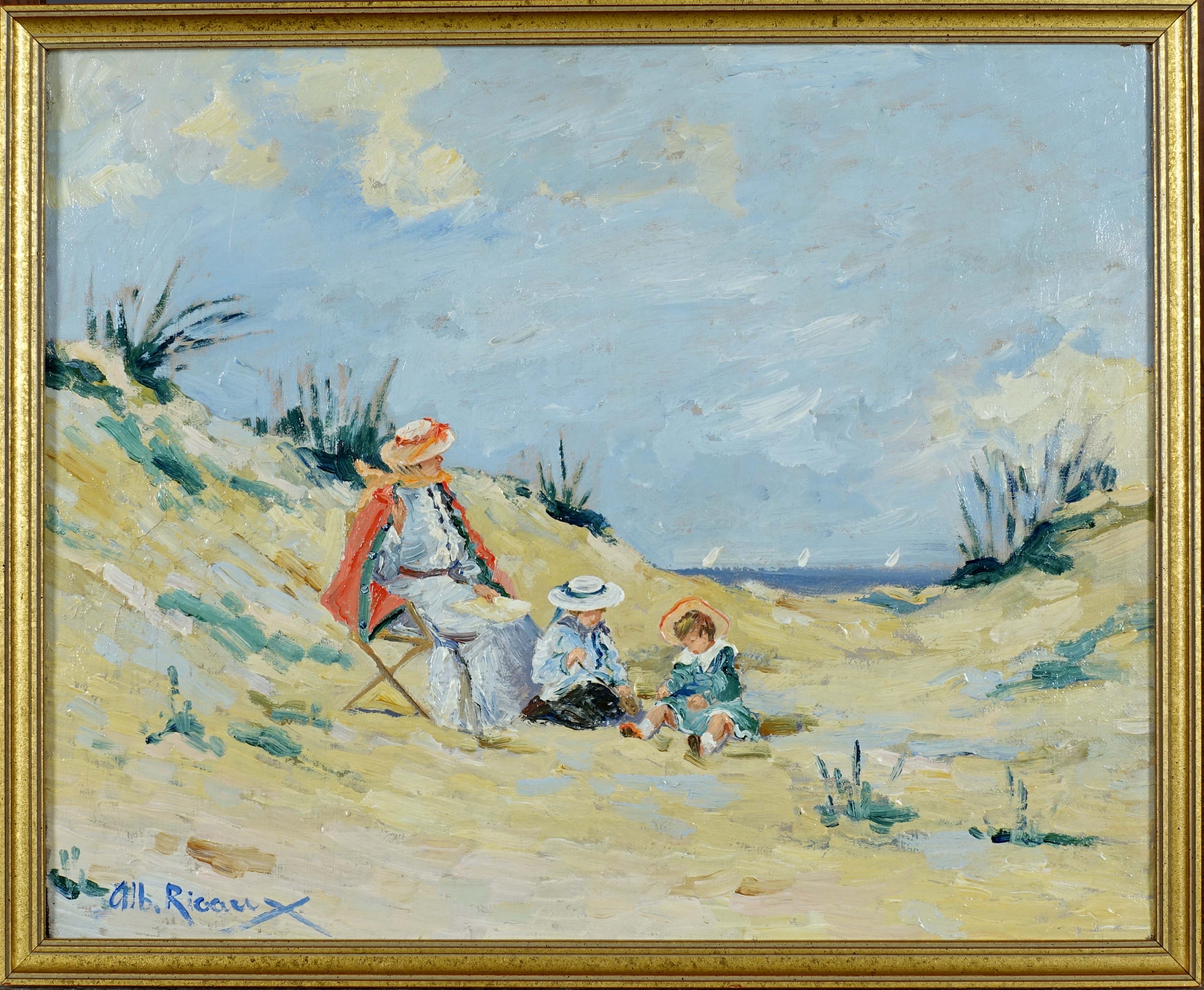 Albert Rigaux | Scène de plage | MutualArt