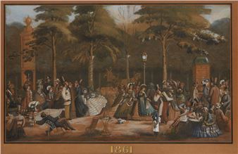 The Empress Eugenie's Walk on the Grands Boulevards - J. Audeoud