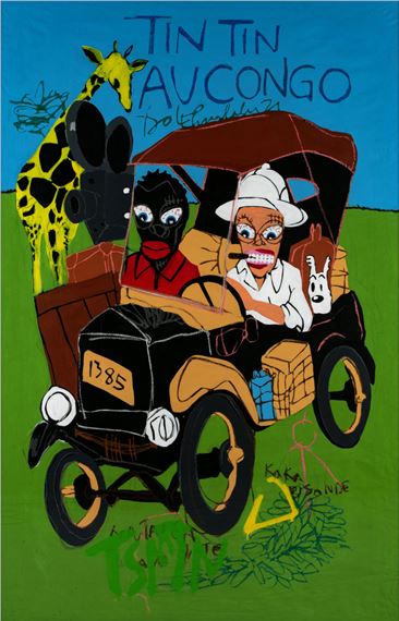 Tintin au Congo, 2021 by Dolet Malalu, 2021