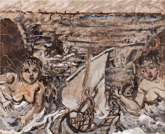 Seileren mellom Scylla og Charybdis II by Per Krohg, 1928