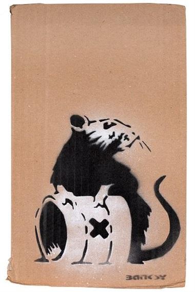 バンクシー Dismaland free art BANKSY バンクシー Flower Thrower w