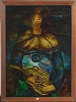 L’arlequin au violon by Floris Jespers, 1927