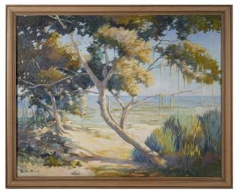 Florida beach scene - Newton Merrill