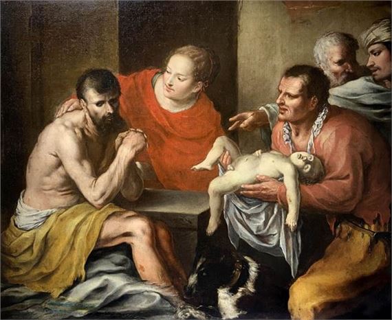 Elijah, the prophet of prayer by Carlo Saraceni, 1620