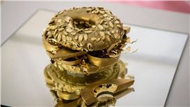 A Superhuman Size Candle, a Golden Bagel, a Rare Chest: Guess How Much This Art Costs