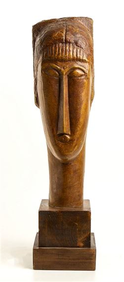 JEUNE FILLE À LA FRANGE by Amedeo Modigliani