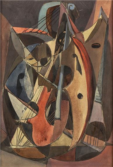 La barcarola by Mirko Basaldella, 1947