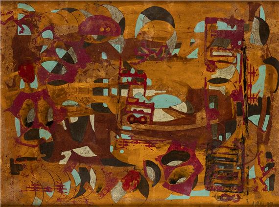 Uragano by Mirko Basaldella, 1950