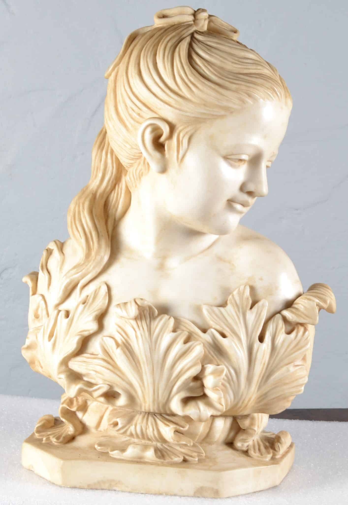 Artwork by Robin , Jeune fille aux épaules dénudées, Made of Marble
