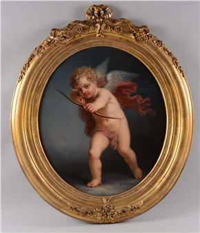 Cupidon bandant son arc - Cornelius Groenedael