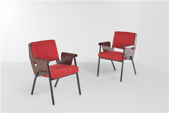 Due poltrone mod by Gustavo Pulitzer Finali, 1950 ca.