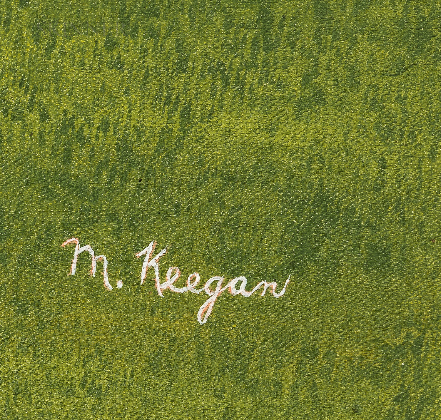 Artwork by Marie Keegan, Horse Training., Made of Oil on canvas