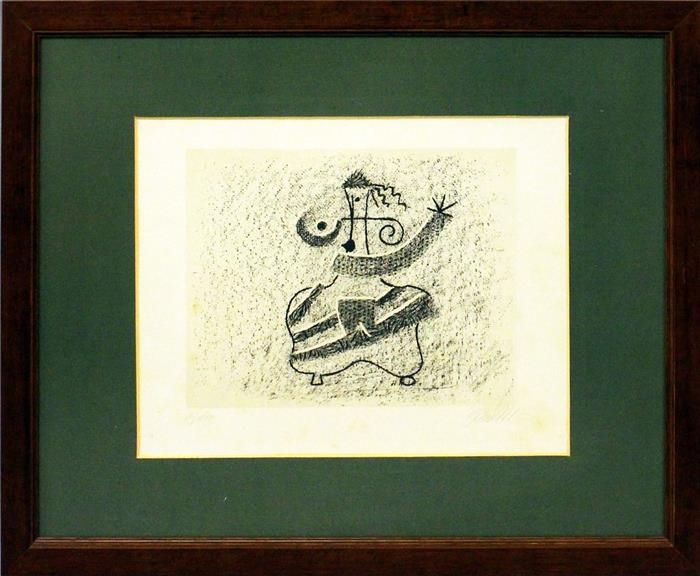 Artwork by Willi Baumeister, Salome" aus: "Salome und der Prophet", Made of Lithograph