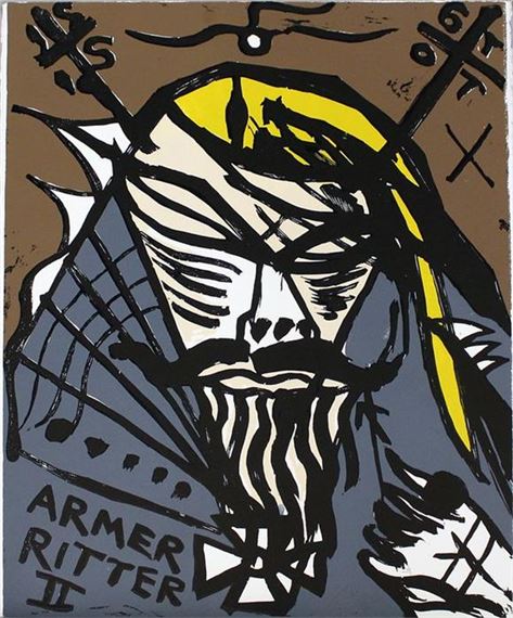 Siegfried im Turmzimmer... by Jonathan Meese, 2005