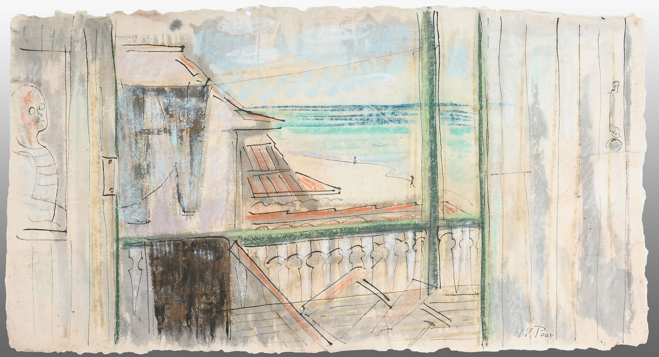 Henry Varnum Poor | ''From the Porch'' | MutualArt